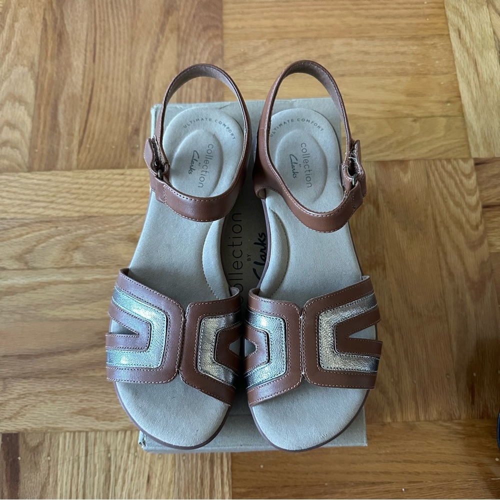 Clarks ADA MIST Sandals Sz 6.5